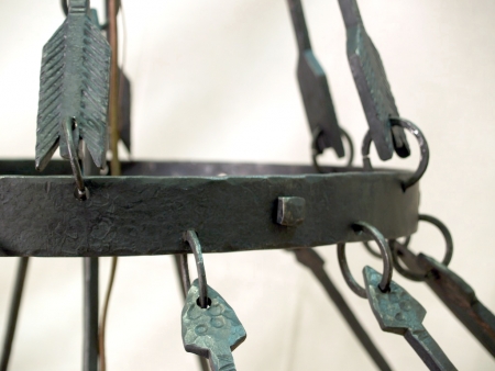 Detail of Arrow Chandelier